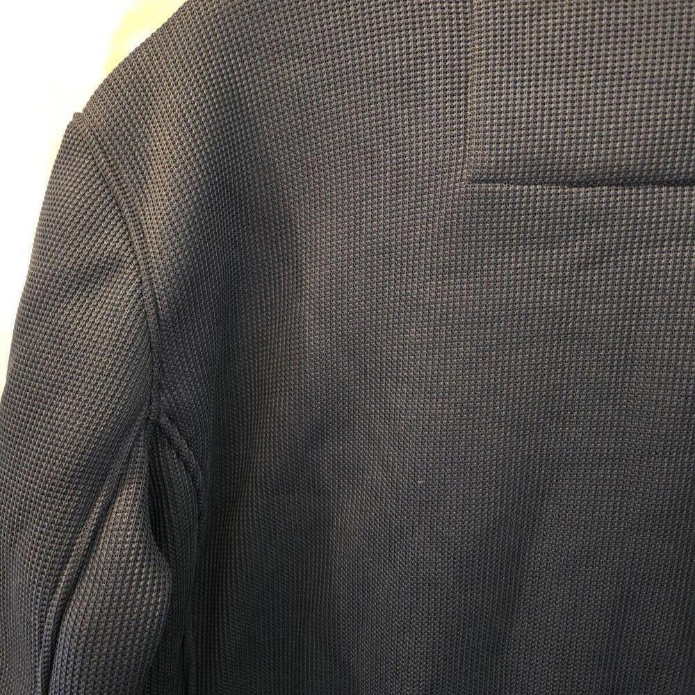 Gerry Mens XXL Navy Blue Full Zip Mock Neck Kangaroo Pockets Sweater - Picture 7 of 8